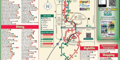 Карта Орландо Інтернешнл драйв