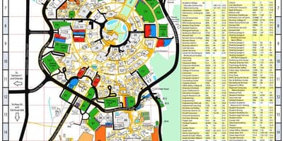 Карта університету центральної Флориди